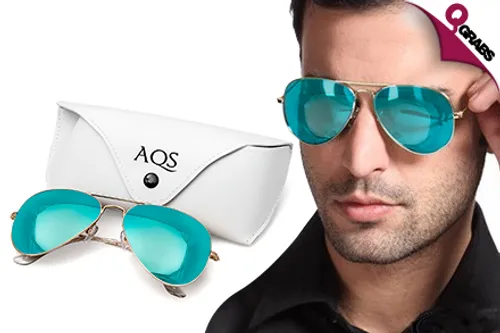 For QR199 Bask in the Sunlight with AQS James Sunglasses - Choose from 14 Colors for Men & Women! (QR1072 Value)